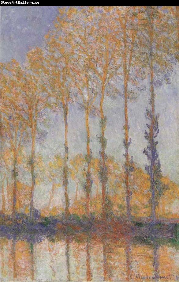 Claude Monet Poplars on the banks of the EPTE